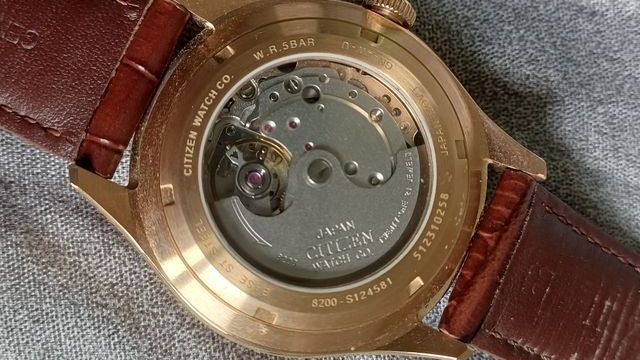 Reloj Citizen C7 Automático NH8390 Marrón/Dorado