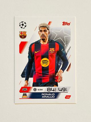 Cromo Ronald Araújo Match Attax #102