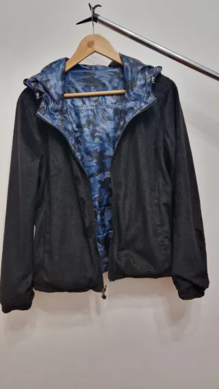 Giacca OVS camouflage blu e nera