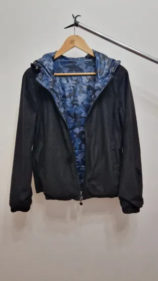 Giacca OVS camouflage blu e nera