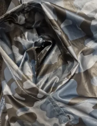 Giacca OVS camouflage blu e nera