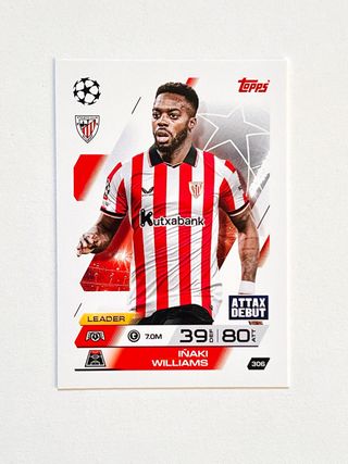 Cromo Iñaki Williams Match Attax #306