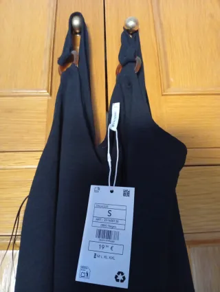 Vestido negro elegante talla S