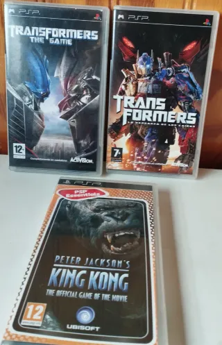 Juegos PSP: Transformers y King Kong