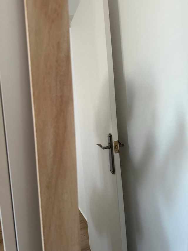 Espejo de pie madera natural