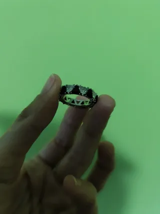 Anillo Swarovski Plata y Blanco