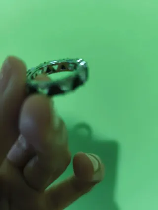 Anillo Swarovski Plata y Blanco