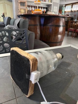 Lampada Tabar Design Moderno Vetro Legno