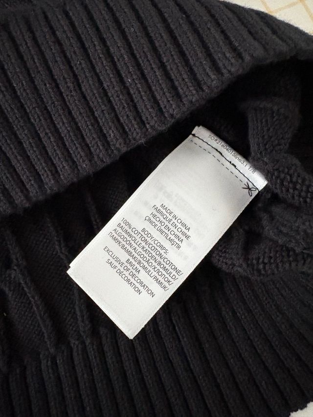 Jersey Polo Ralph Lauren trenzado negro Talla M