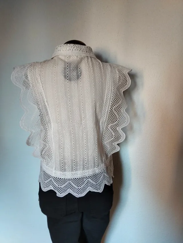 Blusa Albana'z Blanca Talla S