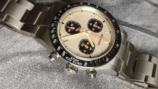 Reloj Boderry Cronógrafo Titanio Beige/Plata