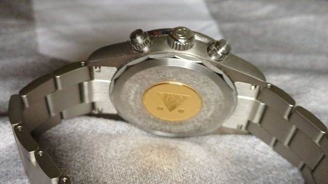 Reloj Boderry Cronógrafo Titanio Beige/Plata