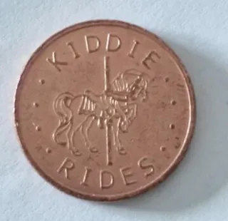 Moneda Antigua TECNOTRON kiddie rides