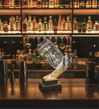 Lampada artigianale base Grappa Of