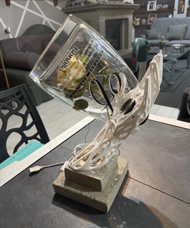 Lampada artigianale base Grappa Of