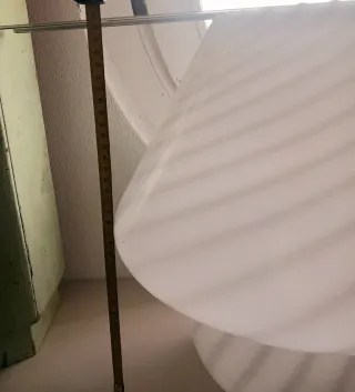 Lampada Fungo Murano Vetro Bianco