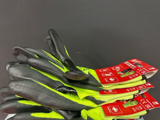 4 paresGuantes Milwaukee Alta Visibilidad Talla 10