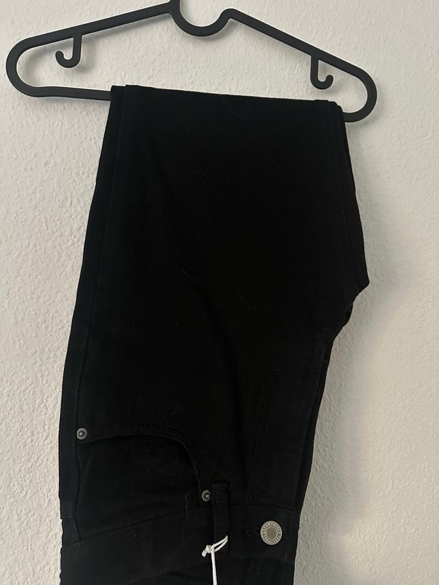 Vaqueros Mom Fit Negros