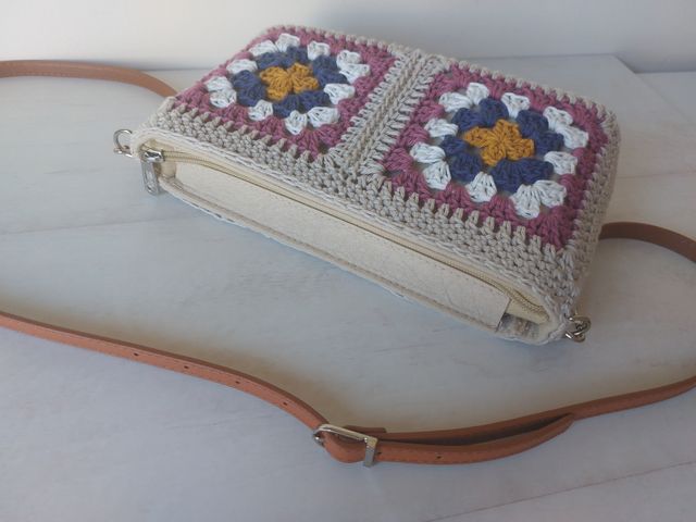 Bolso crochet granny nuevo