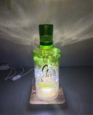 Lampada G'Vine Design Moderno Vetro Legno