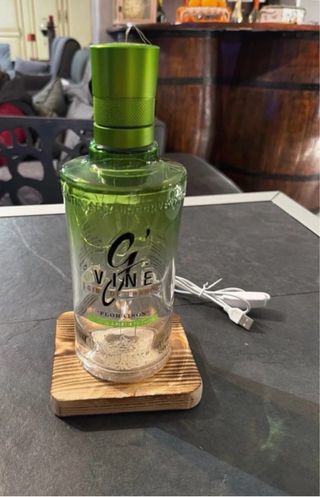 Lampada G'Vine Design Moderno Vetro Legno