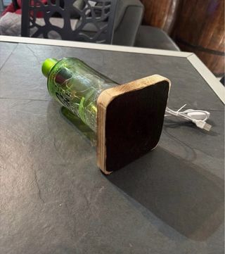 Lampada G'Vine Design Moderno Vetro Legno