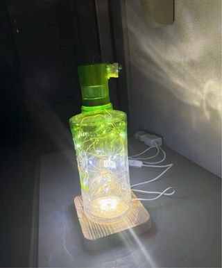 Lampada G'Vine Design Moderno Vetro Legno