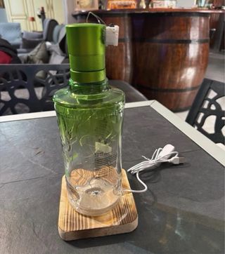 Lampada G'Vine Design Moderno Vetro Legno