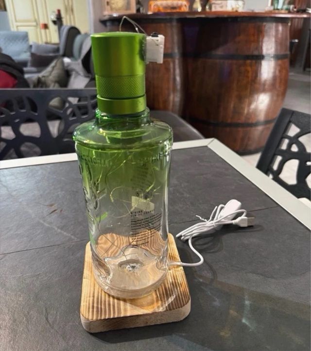 Lampada G'Vine Design Moderno Vetro Legno