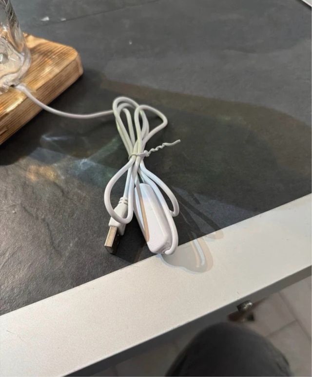 Lampada G'Vine Design Moderno Vetro Legno