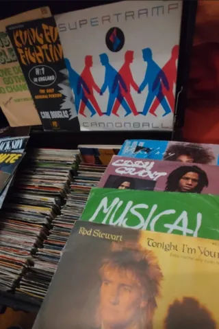 Lote 250 Vinilos Singles Internacionales
