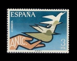 Sello España 3 PTA ANIC