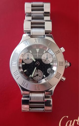 Reloj Cartier Chronoscaph 21 Ref. 2424 Swiss Made