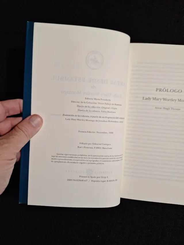 Cartas desde Estambul de Lady Mary Wortley Montagu