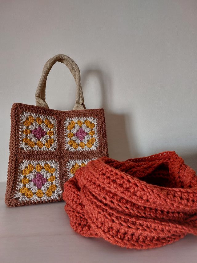 Bolso nuevo crochet granny
