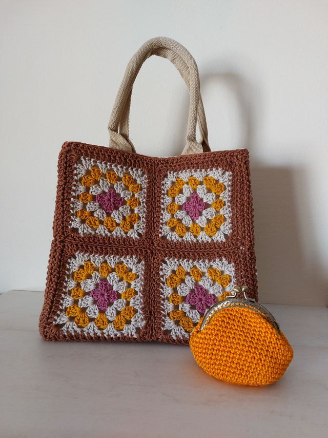 Bolso nuevo crochet granny