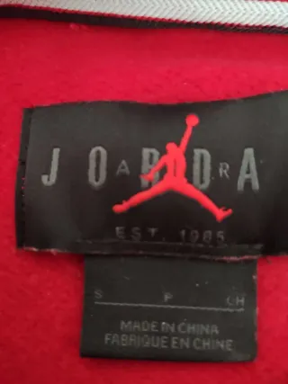 Sudadera Jordan Roja