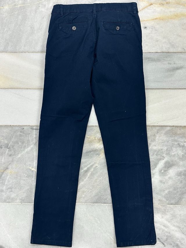 Pantalón chino azul marino niño talla 14