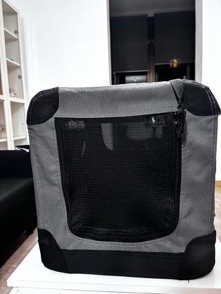 Transportín plegable e impermeable para perros