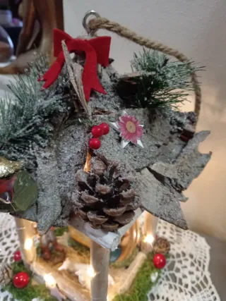 Lanterna Presepe Rustica Fatta a Mano