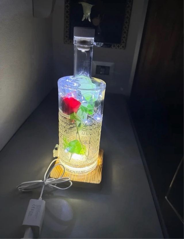 Lampada artigianale base Gin Botanist