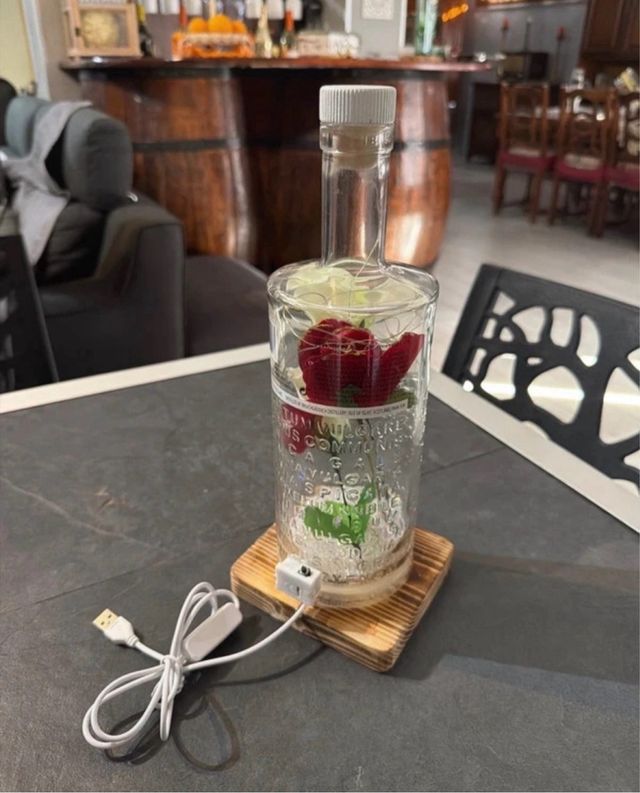 Lampada artigianale base Gin Botanist