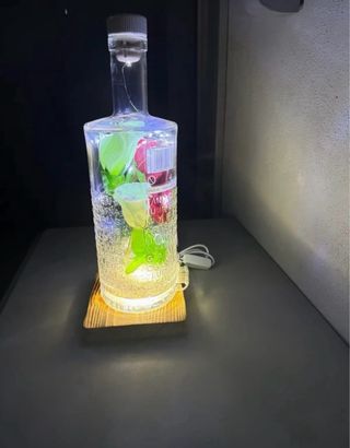 Lampada artigianale base Gin Botanist