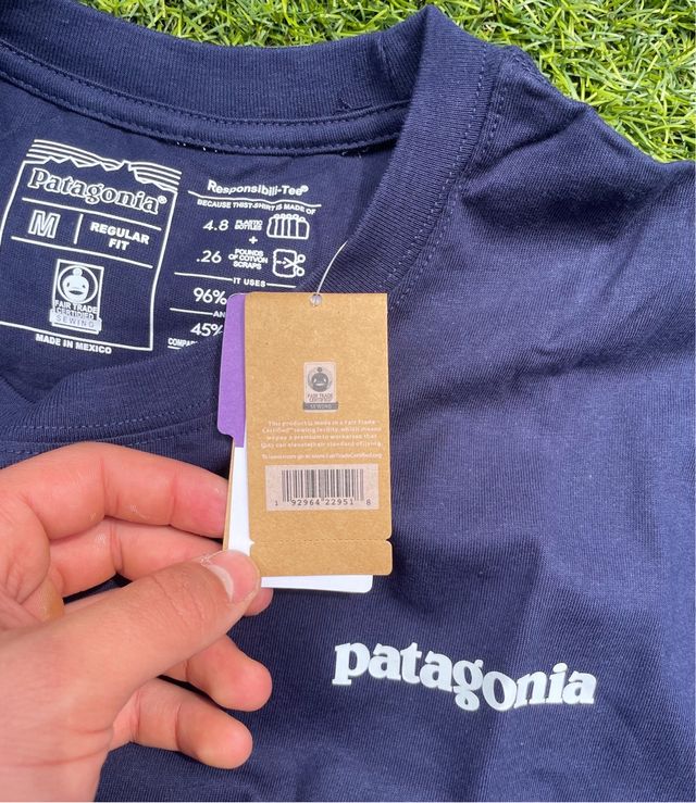 Camiseta Patagonia Talla M Azul Oscura