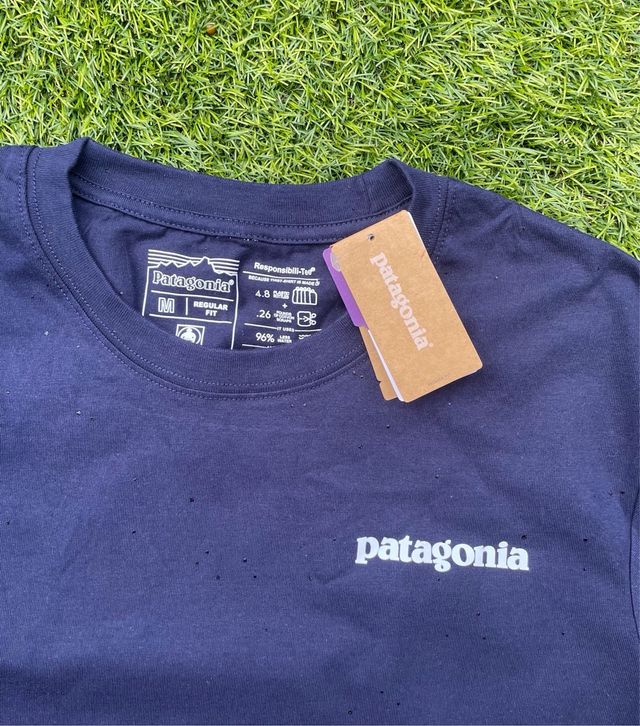 Camiseta Patagonia Talla M Azul Oscura