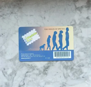 Tessera Filatelica Charles Darwin 1809-1882