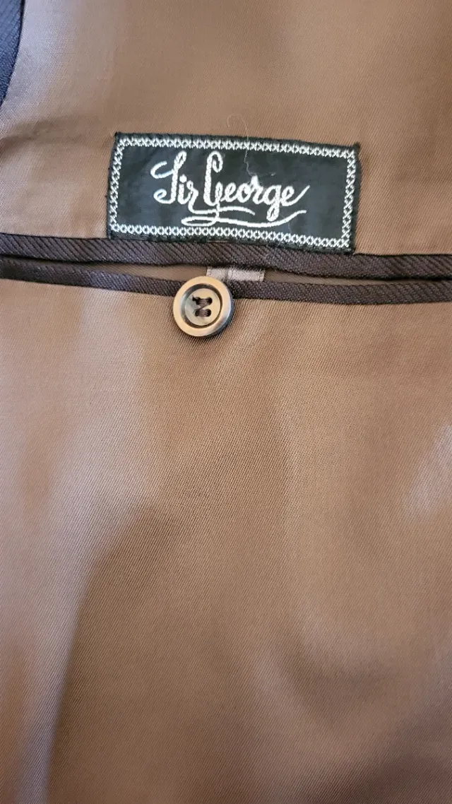 Giacca uomo vintage marrone