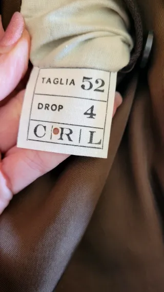 Giacca uomo vintage marrone