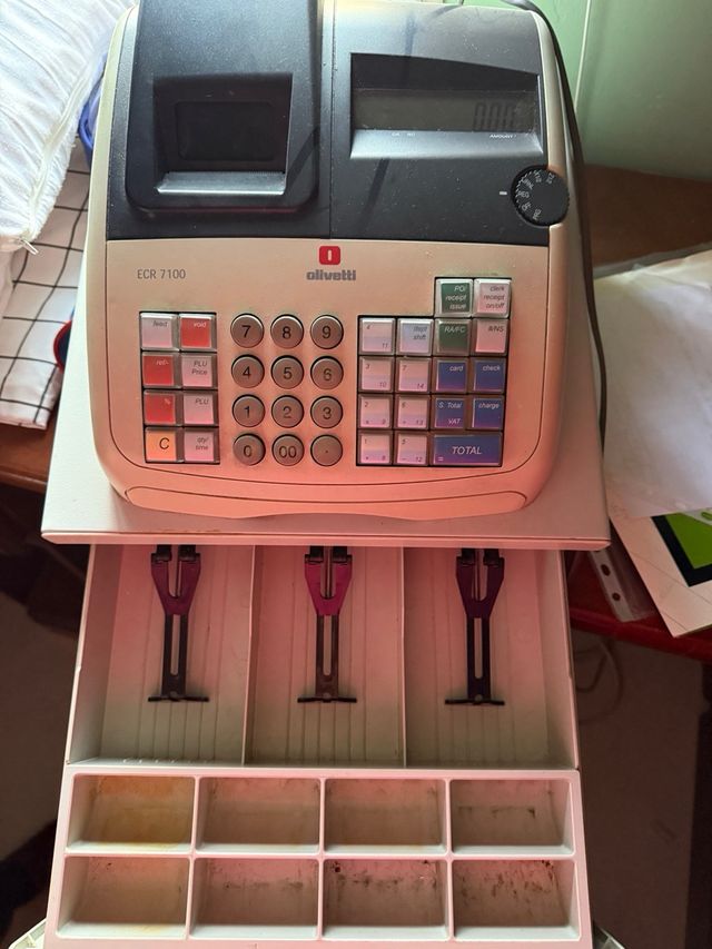 Caja Registradora Olivetti ECR 7100
