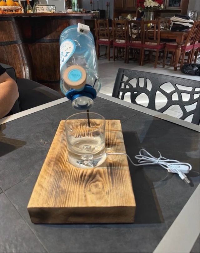 Lampada artigianale Malfy Gin design moderno